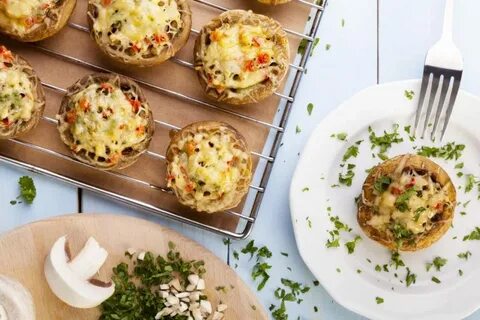 Baked mushrooms