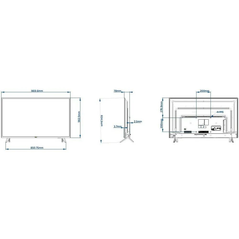 Телевизор Филипс 50 дюймов габариты. Телевизор 32 Филипс габариты. Филипс 50 дюймов размер. Габариты телевизора Филипс 32 дюйма. Расстояние ножек телевизора