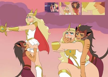 She-ra vs Catra.