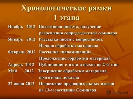 Хронологическая таблица шукшина