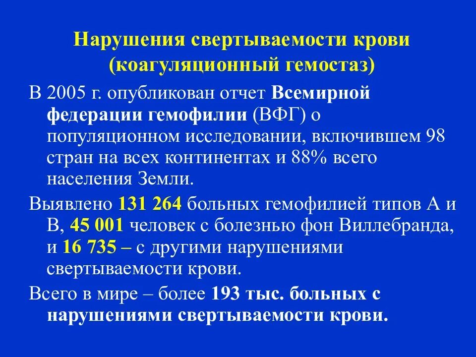 Плохая свертываемость крови с чем это связано