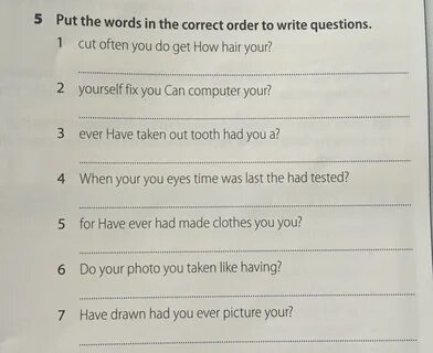 Write the right answer