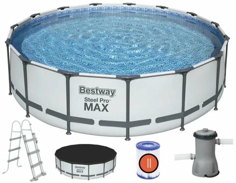 Бассейн каркасный Bestway Steel Pro Max 457х122 см. 56438 Bestway. Бассейн Bestway Steel Pro Max 457х122cm 56438. Bestway 56488 (457x107).