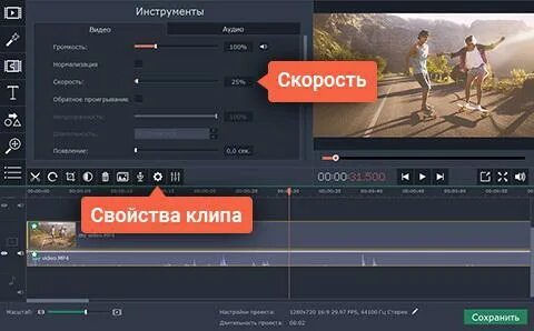 Музыка для ускорения видео
