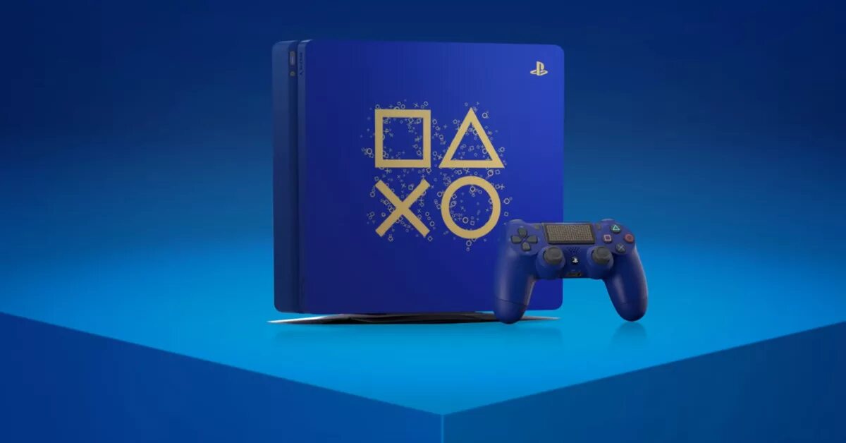 Синяя playstation. Плейстейшен 4 синяя. Ps4 Limited Edition Blue. Sony PLAYSTATION 5 Limited Edition. Обои на пс4.