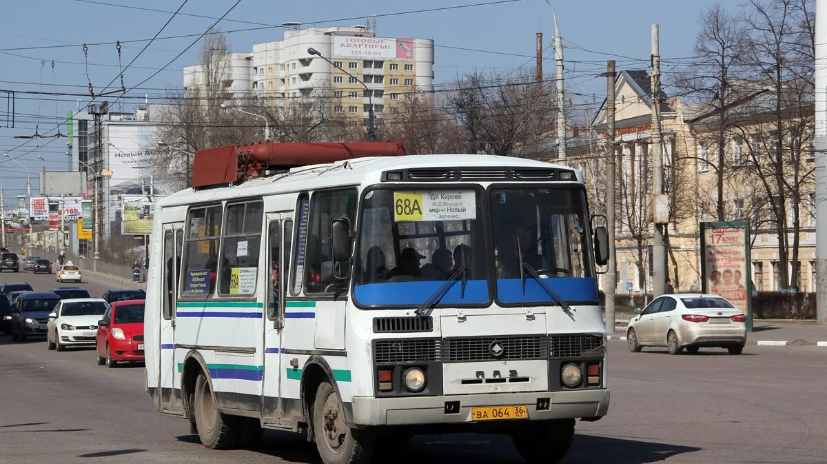 Маршрут 15 автобуса воронеж. Воронеж автобус ПАЗ 52 маршрут. Автобус 68 Воронеж. Автобус 68а Воронеж ПАЗ 32054. ПАЗ 32054 68 маршрут.