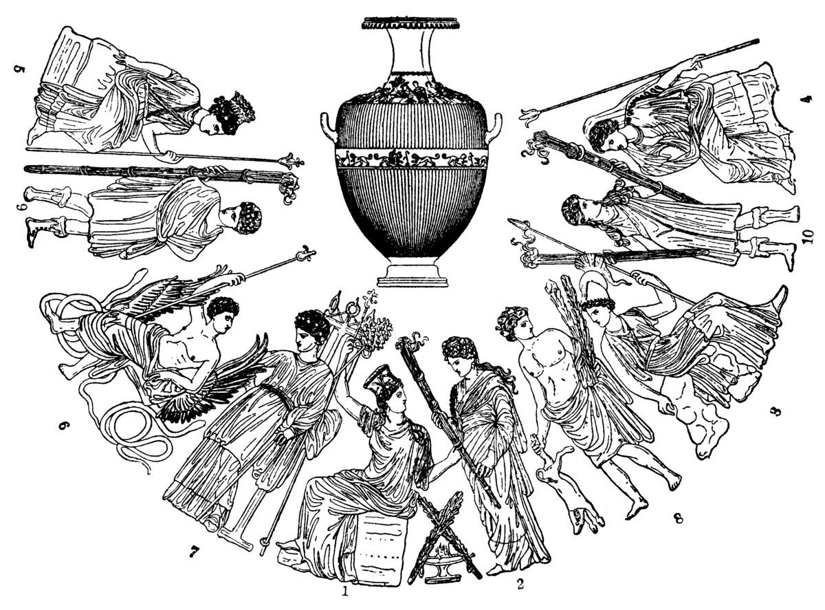 Наука в древнем риме. Царица ВАЗ В Эрмитаже гидрия. Элевсинские мистерии в древней Греции. Античные изображения. Античные рисунки.