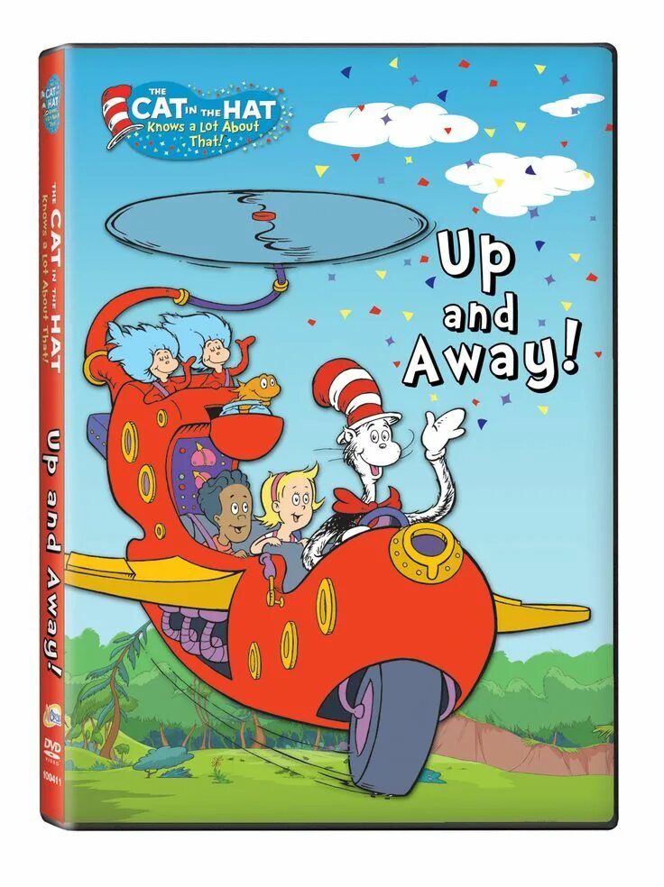 The Cat in the hat. Кот в шляпе Тиджи. Up and away 1