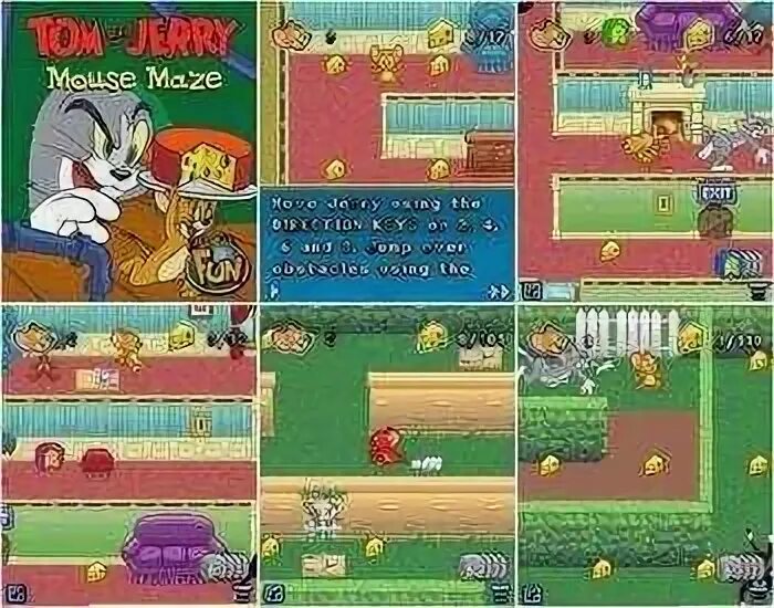 Tom jerry mouse maze