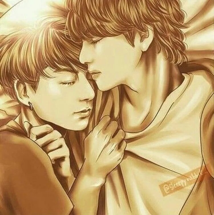 Солнце фф вигуки. Таекоок Вигуки. Taekook fanart. Вигуки skrik. Таекуки БТС.