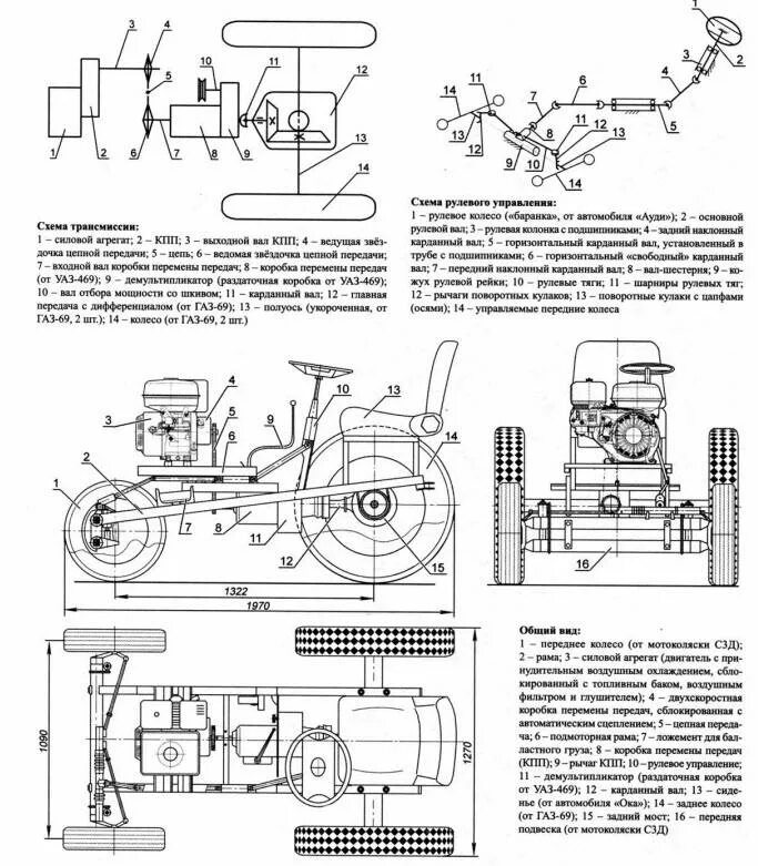 Схема мотоблока размеры. Чертежи самодельного трактора с двигателем от мотоблока. Чертежи рамы самодельного минитрактора. Чертежи самодельных тракторов с двигателем уд 2. Минитрактор переломка 4х4 схемы.