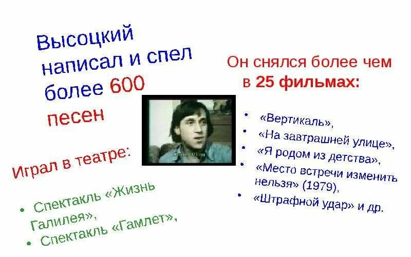 Высоцкий урок литературы 6 класс. Презентация о высоцком. Высоцкий мероприятие. Сценарий Высоцкий.