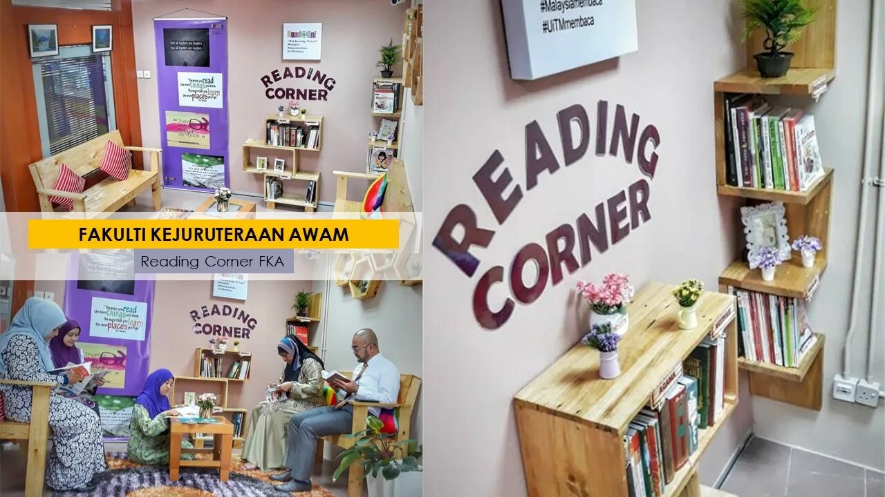 Reader's Corner. Reading Corner Boards. Reading corner