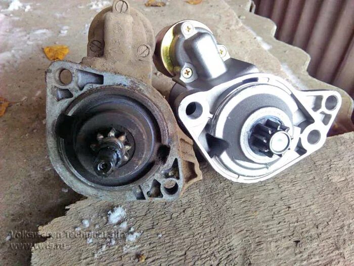 Passat B6/CC Замена стартера на Passat B6. Двигатель BZB.