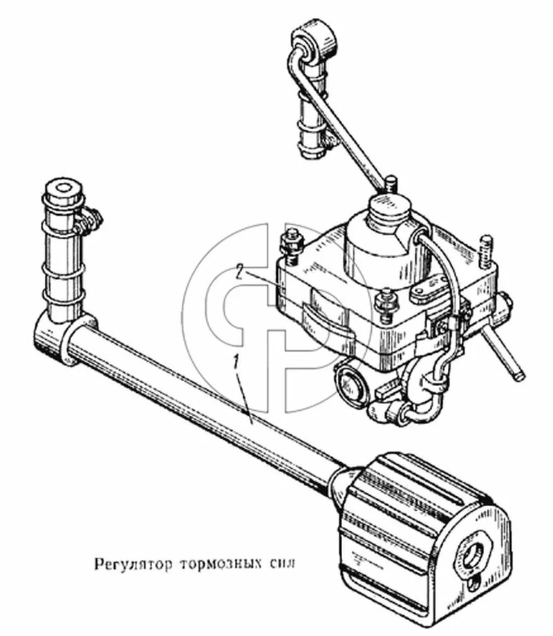 Кран регулятор тормозных сил краз. Регулятор тормозных сил камаз 5320. Тормозная система краз 65055. Регулятор тормозных сил схема. Регулятор тормозных сил камаз 5410.