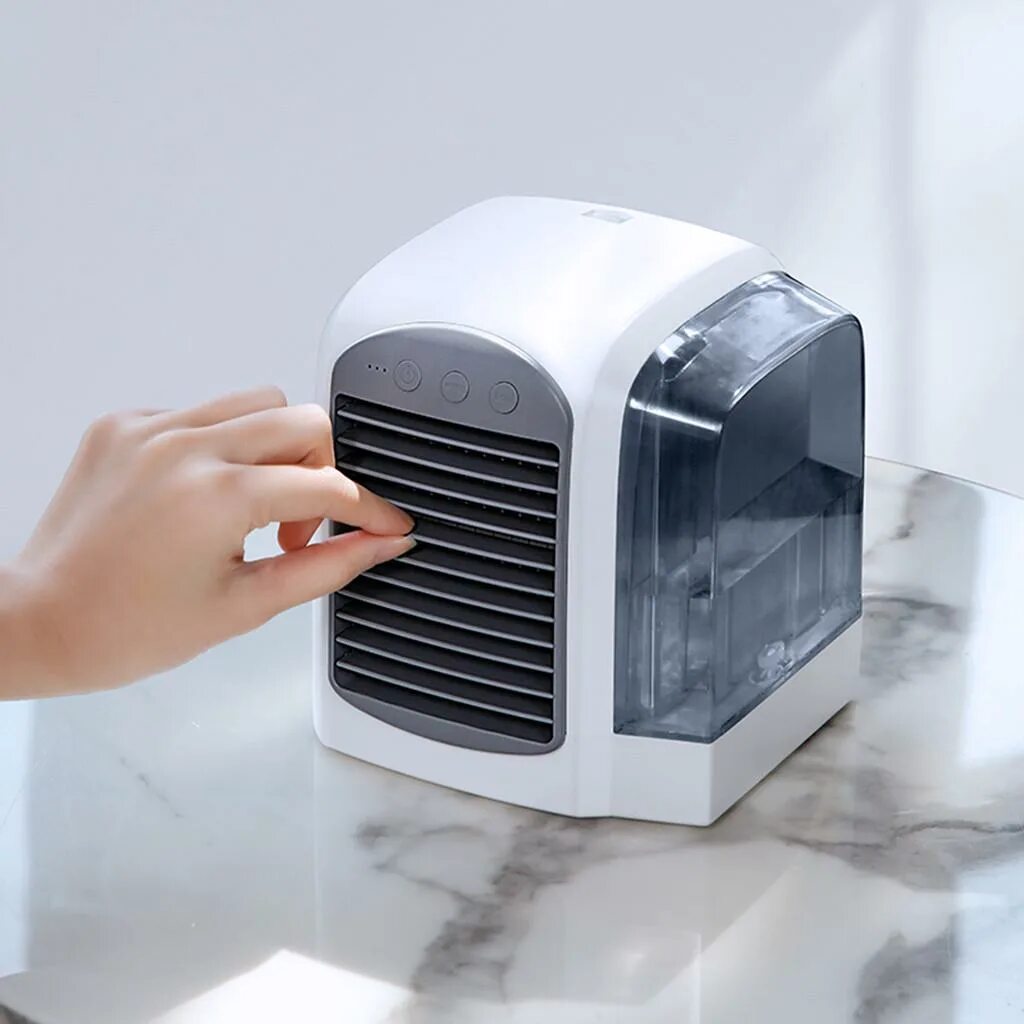 Вентилятор увлажнитель купить. Mini Fan Humidifier Air Conditioner. Увлажнитель воздуха Evaporative Air Cooler. Mini Fan Humidifier Air Conditioner Water. Мини-кондиционер настольный Air Cooler 3 Adjustable Speed.