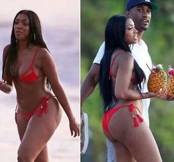 Real House wives of Atlanta steps out with her new man in Red hot Bikini 