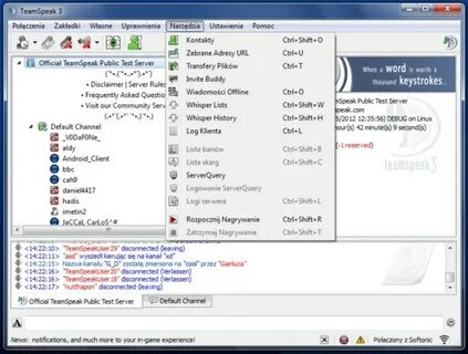Невозможно создать групповой чат 5 teamspeak