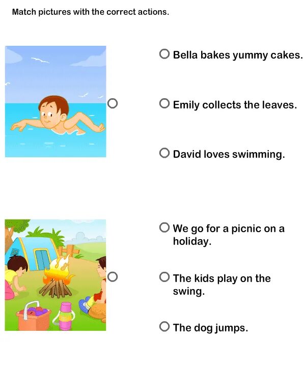 Beach задания для детей matching. Действия Worksheet. Action Worksheets for Kids для малышей. Английский язык Match the Words with the pictures.