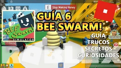 Sticker stack bee swarm