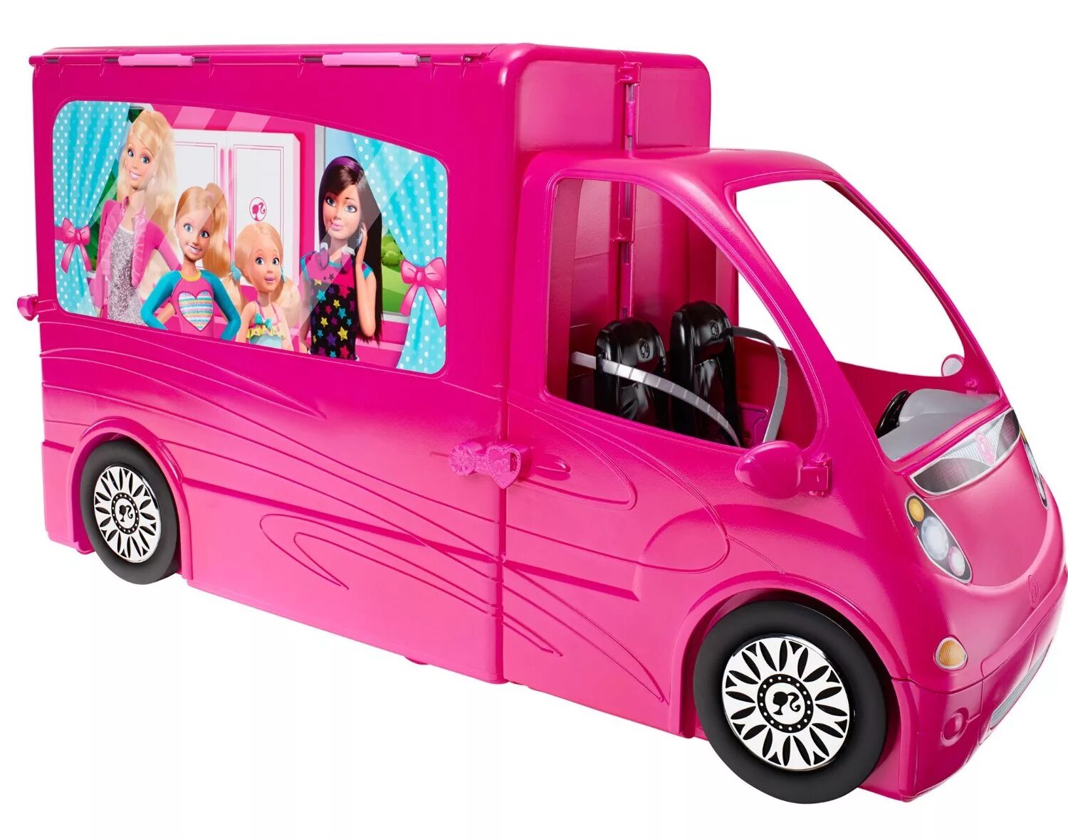 Машинка детский мир купить. Фургон Барби Camper. Фургон для путешествий Барби cjt42. Фургон Barbie Glam van. Автодом для кукол Барби.