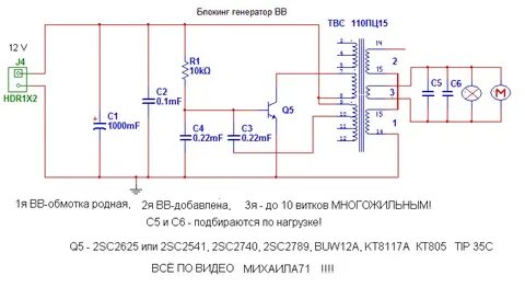 Генератор строчной