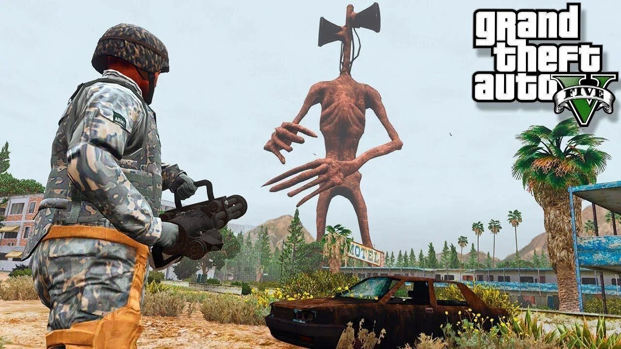 Спас в гта 5. Сиреноголовый монстр gta 5. гта 5 моды сиреноголовый.