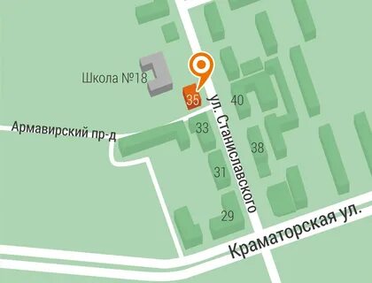 Станиславского карта