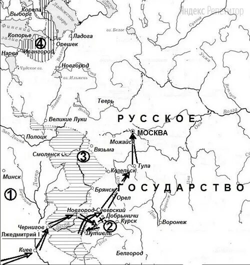 Крепость свияжск на карте впр. Карта смутного времени в России ЕГЭ. Смута карта. Смутное время карта ЕГЭ. Карта по смуте ЕГЭ.