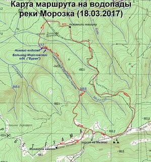 Водопады краснодарского края на карте