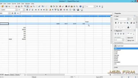 Openoffice calc это