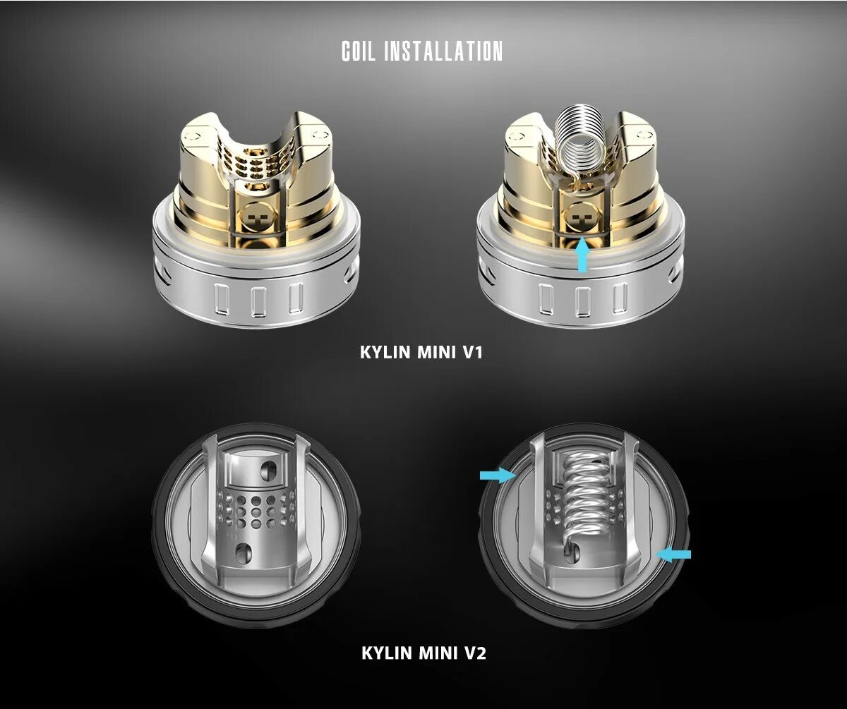 Vandy Vape Kylin Mini v2 RTA. Vandy Vape Kylin Mini v2. Kylin Mini v2 RTA. Атомайзер Kylin v2 RTA.