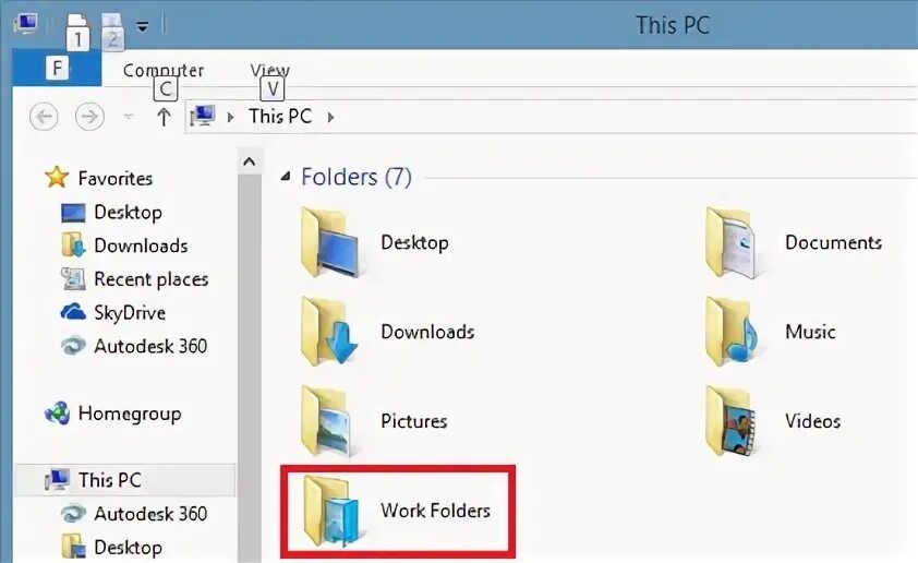 Work folders