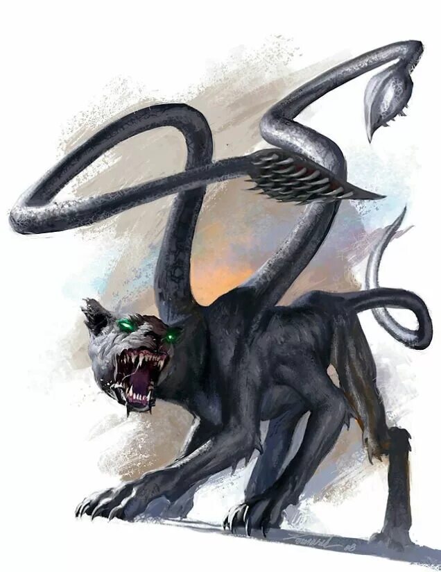 Левкрота бестиарий. Крокот. Монстр displacer beast. Бабочка geometridae. Мифическое существо крокота.