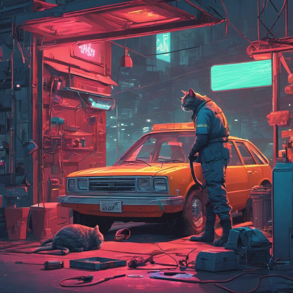 Концепт арт. Киберпанк 2077 механик арт. Cyberpunk инженер art. Механик арты. Sci-fi концепт персонажа механик.