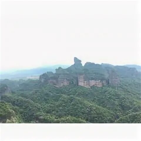 Гора danxia в городе шаогуань. Гора danxia в городе шаогуань
