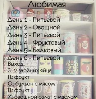 Любимая диета 7 дней сколько уходит кг