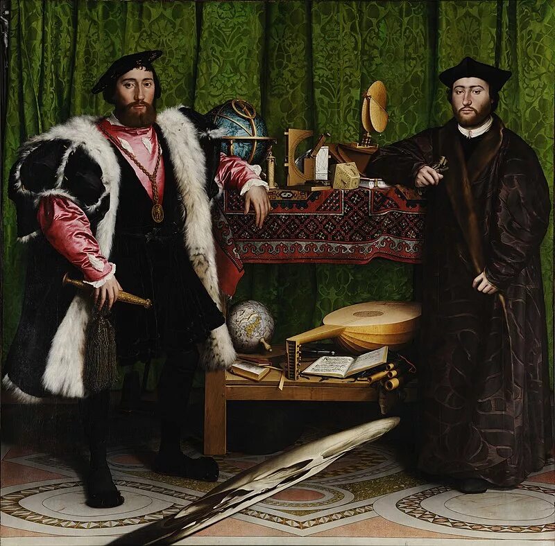 Изобразите нового времени. Ганс Гольбейн младший послы 1533. Послы 1533 картина Ганса Гольбейна младшего. Ганс Гольбейн Амбассадор. Послы Ханс Хольбейн.