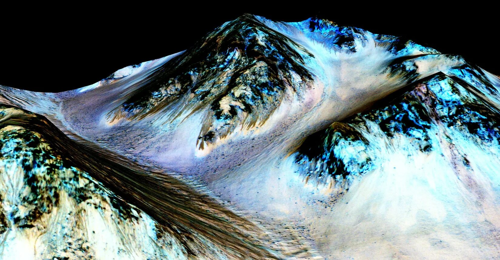 Марс вода жизнь. Вода на марсе. фото наса. космос в горах. внеземная жидкая вода.