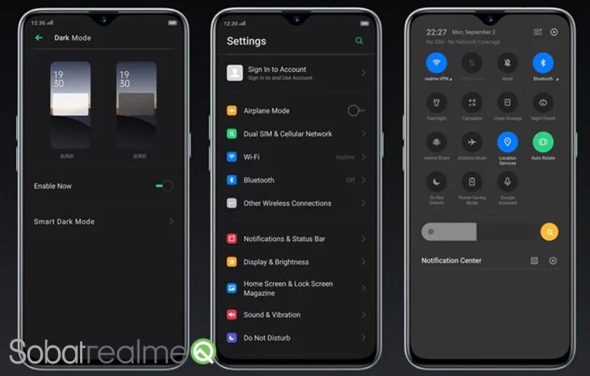 Realme Прошивка. Версия прошивки Realme. Панель уведомлений Realme. COLOROS 6 темная тема. Как включить андроид realme