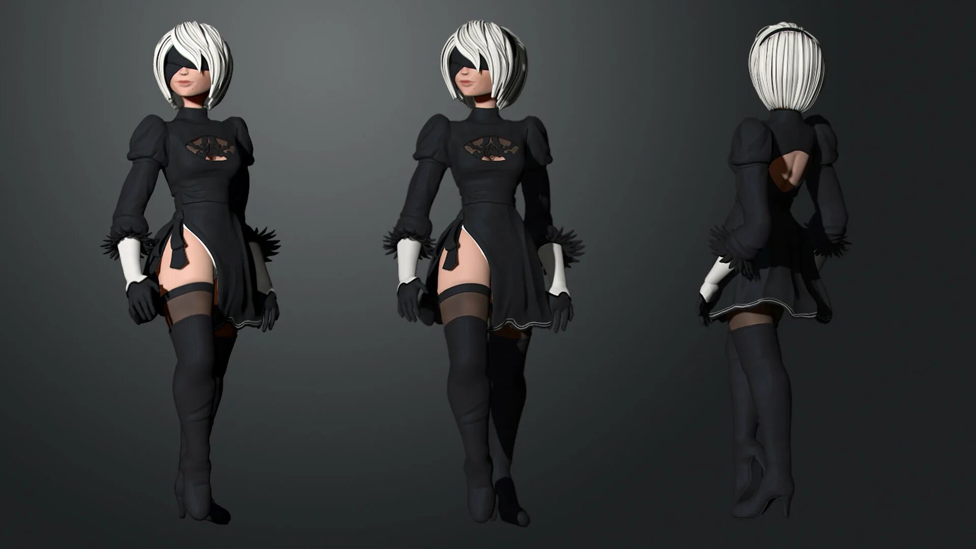 2b 2 18. 2b NIER Automata арт. NIER Automata 2b ПАБГ. NIER:Automata комплект костюма 2b PUBG. Shexyo 2b.