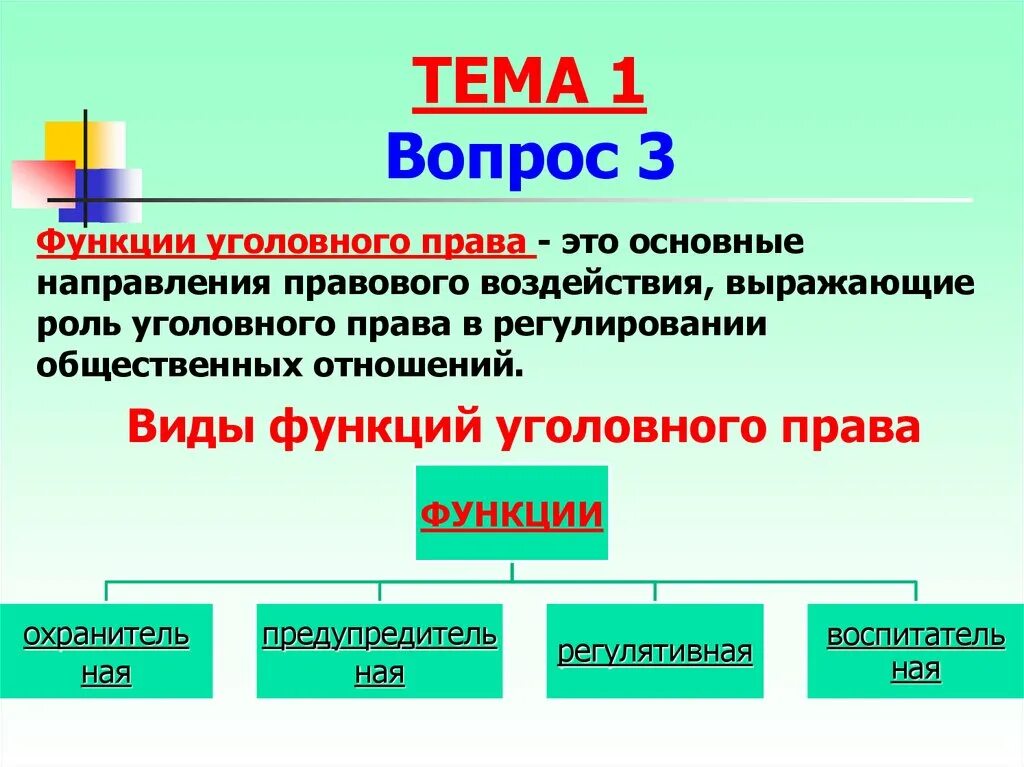 Функции ук рф. Уголовное право функции и задачи.