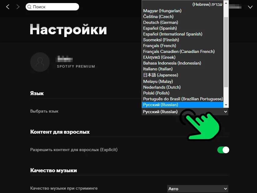 Spotify указать страну. Как поменять язык в спотифай. Как изменить язык Spotify. Смена языка спотифай. Spotify как сделать русский язык.