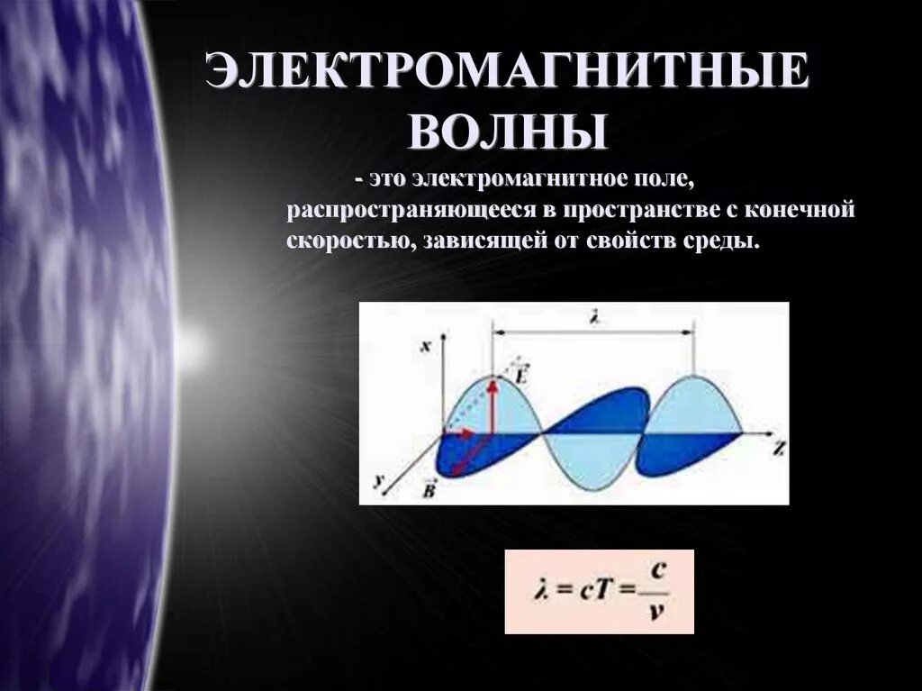 Электромагнитные волны 9 класс видеоурок