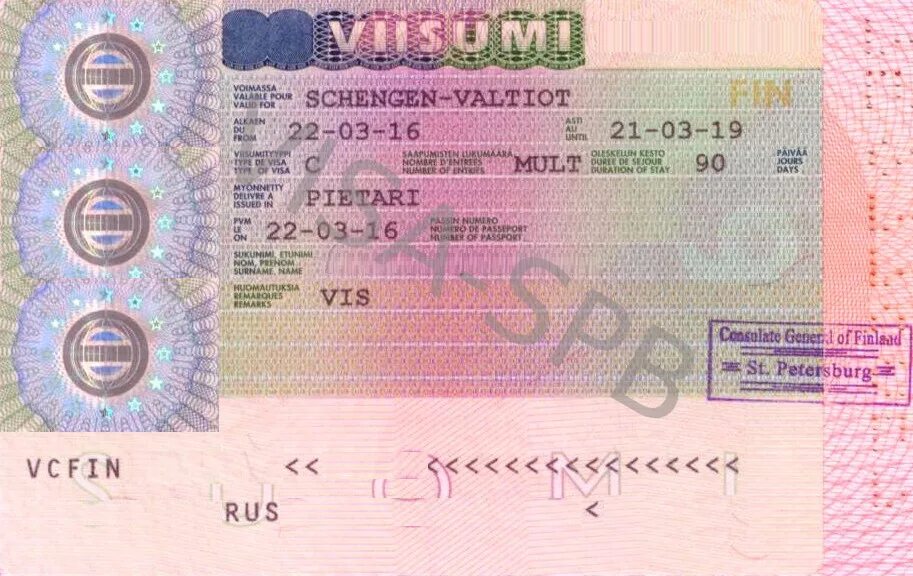 Шенген санкт петербург. Виза в Финляндию. Шенгенская виза Финляндия. Финская рабочая виза. Финская мультивиза.