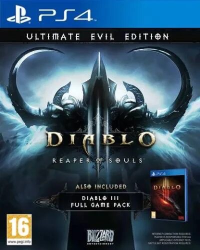 Ps4 ultimate edition. Diablo Ultimate Evil Edition ps4. Diablo 3 PS 4 диск. Diablo 3 PLAYSTATION 4. Diablo 3 Reaper of Souls Ultimate Evil Edition.