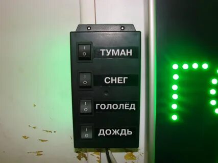 Табло погодных условий