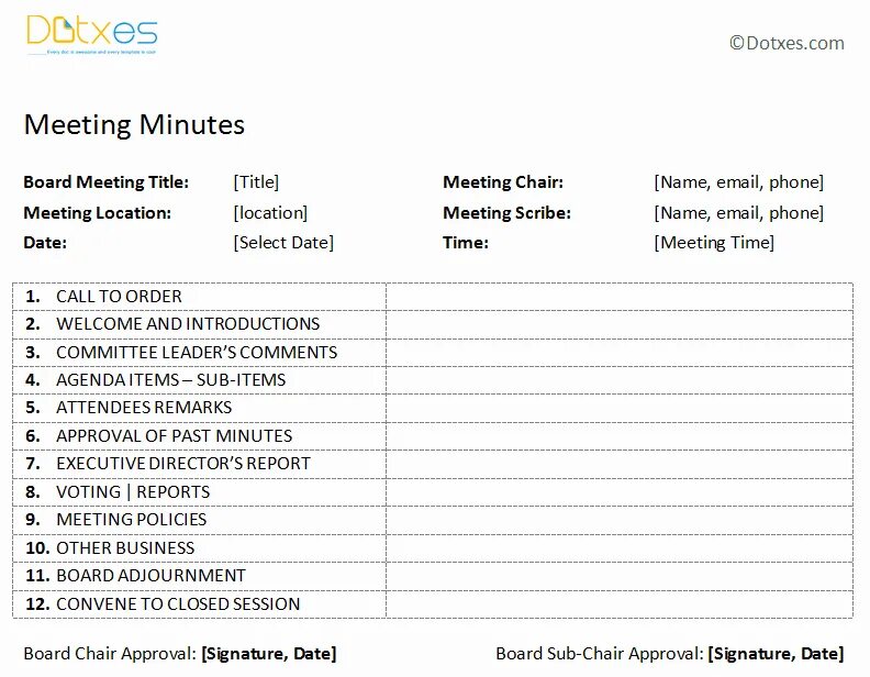 How to write minutes. Minutes of meeting template. sub board. meeting notes. bod meeting notes.