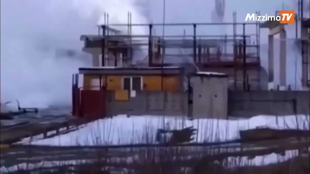 Аммиачный завод на Украине. Выброс аммиака. На заводе произошла утечка аммиака.