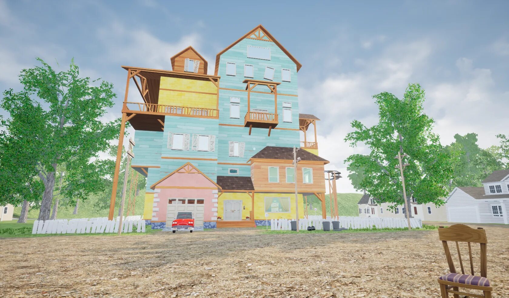 Привет сосед Альфа 1. Дом соседа Альфа 1. Hello Neighbor Alpha 1 House. Привет сосед дом Альфа.